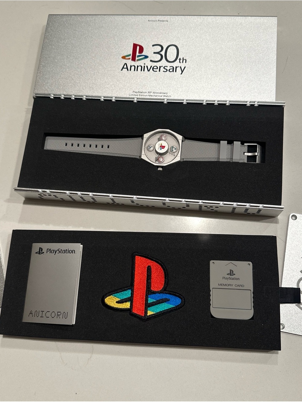 Acorn PlayStation 30th Anniversary Watch Set - Gray, Red, Blue, Yellow, Black